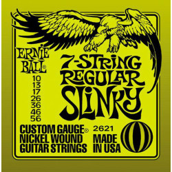 7 strings for electric guitar Regular Slinky 10-56