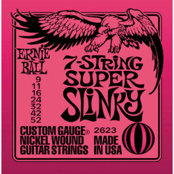 7 strings for electric guitar Super Slinky 9-52
