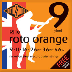 Jeu de cordes électriques Roto Orange Hybrid Nickel 9-46