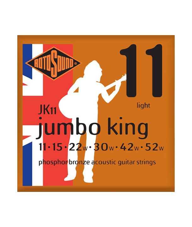 Acoustic Strings Set Phosphor Bronze Jumbo King Light 11-52