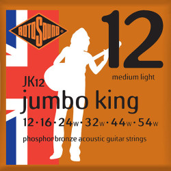 Jeu de cordes Folk Phosphore Bronze Jumbo King Medium Light 12-54