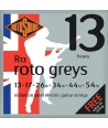 Jeu de cordes électriques Roto Greys Heavy Nickel 13-54