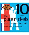 Jeu de cordes électriques Roto Blue Pure Nickels Regular 10-46