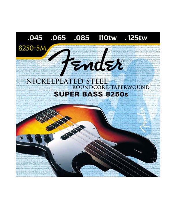 Jeux 5 cordes Basse 8250-5M long scale 45-130tw filé rond Nickel