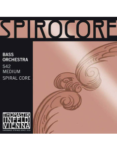 Single double bass string A orchestral Spirocore