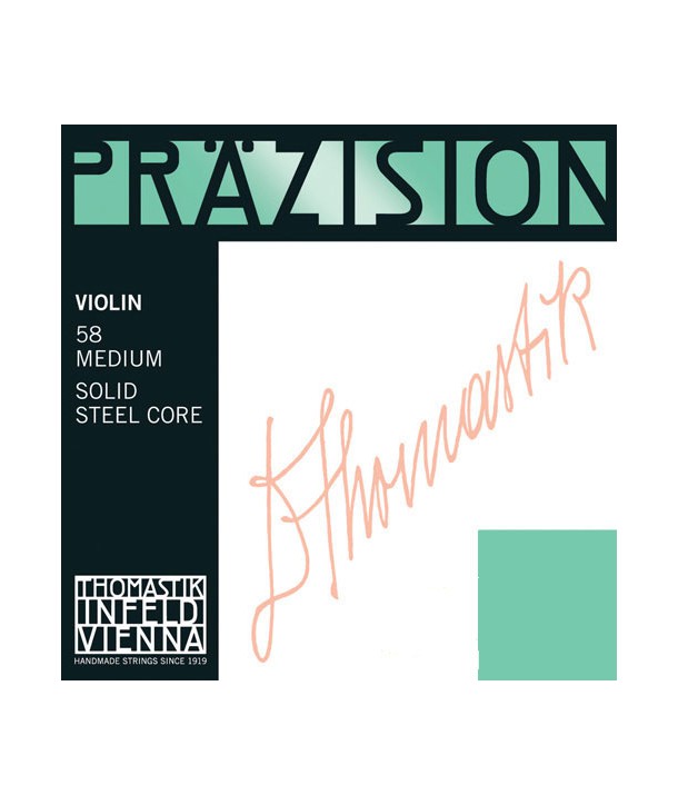 Corde à l'unité Mi en acier chromé nu Precision