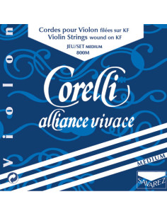 Jeu Alliance Vivace Medium avec Mi acier à boucle