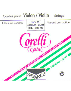 Jeu Crystal Medium Light avec Mi acier à boucle