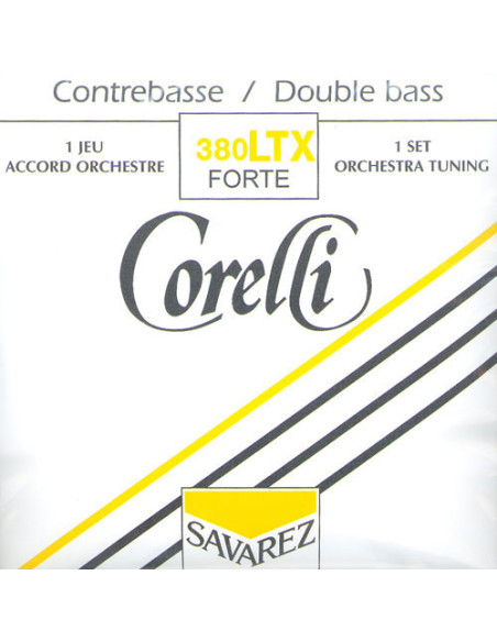 Jeu Corelli Orchestre Nickel Tension Forte TX avec Mi grande longueur