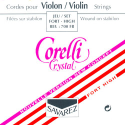 Corde à l'unité Mi à boule Crystal Tension Forte