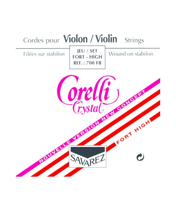 Corde à l'unité Mi à boule Crystal Tension Forte