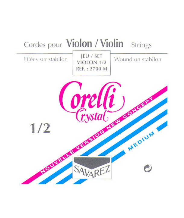 Corde à l'unité Mi à boule Crystal Medium 1/2