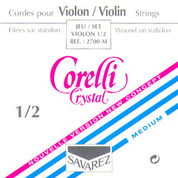 Corde à l'unité Ré Crystal Medium 1/2