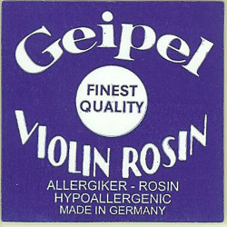 Colophane Geipel pour violon Hypoallergénique