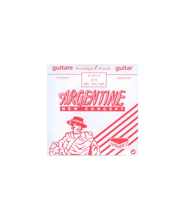 Corde à l'unité Argentine Si, corde manouche à Boucle