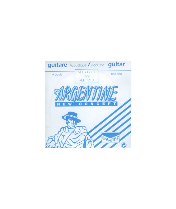 Single acoustic G string Extra Light Ball end