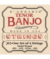 Jeu de cordes pour pour Banjo Tenor 4 Cordes Nickel