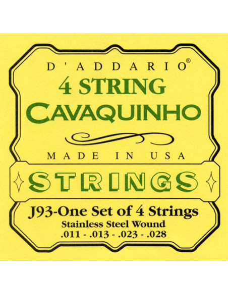 Jeu de cordes pour Cavaquinho