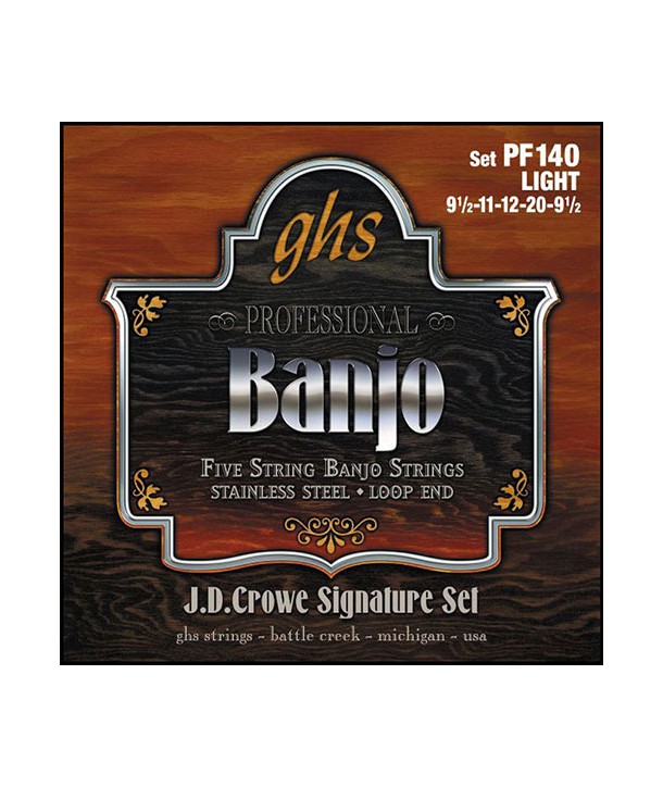 Jeu de 5 cordes pour pour Banjo J.D.Crowe Light