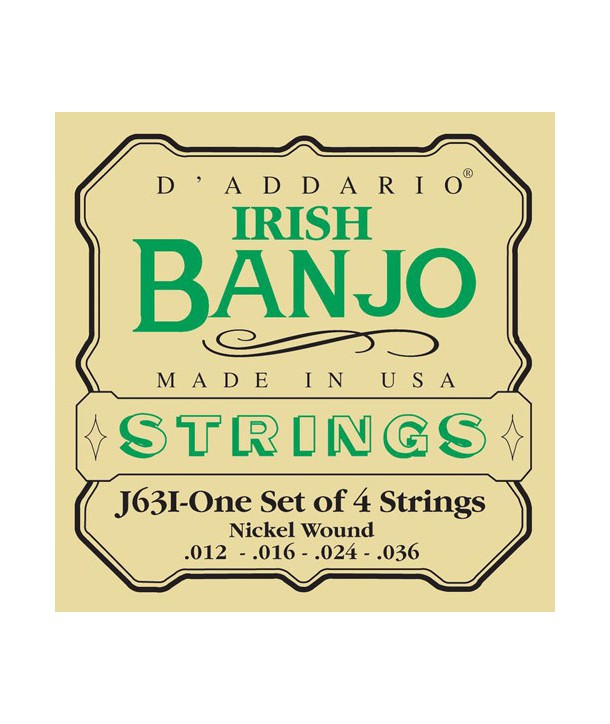 Jeu de cordes pour pour Banjo Tenor Irish Light