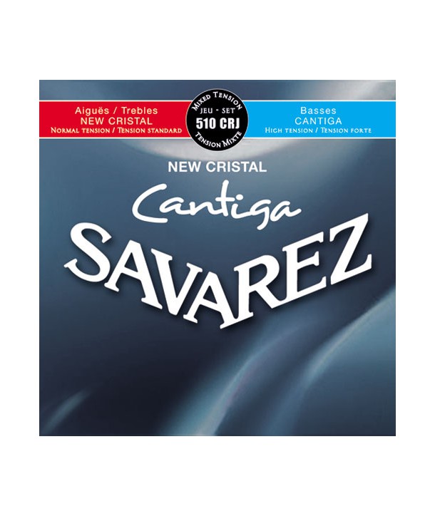 Jeu de cordes classique New Cristal CANTIGA tension Mixte 510CRJ