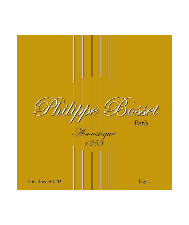 Acoustic strings set Soft-brass 80/20 Light 12-53