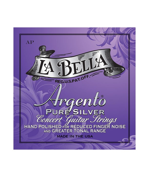 Jeu de cordes classique Argento Hand Polished Argent Pur