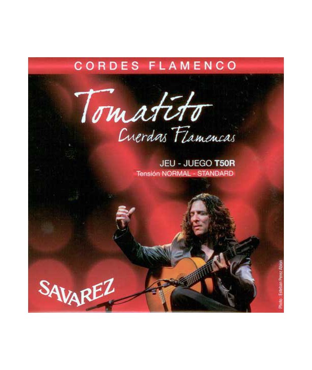 Jeu de 6 cordes flamenco Tomatito Tension Normale