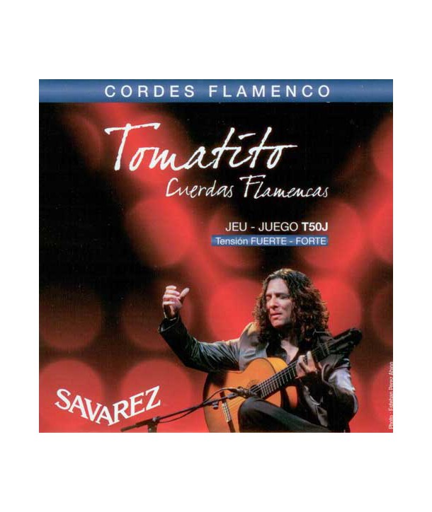 Jeu de 6 cordes flamenco Tomatito Tension Forte