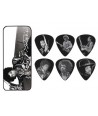 Lot de 12 médiators Jimi Hendrix Heavy Silver