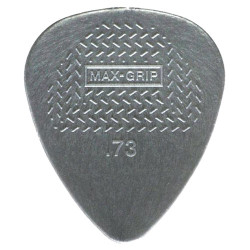 Lot de 6 médiators Nylon Max Grip 0,73 mm