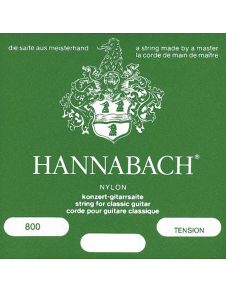 Jeu de cordes classique Série 800 Tension Low Plaqué argent 800LT