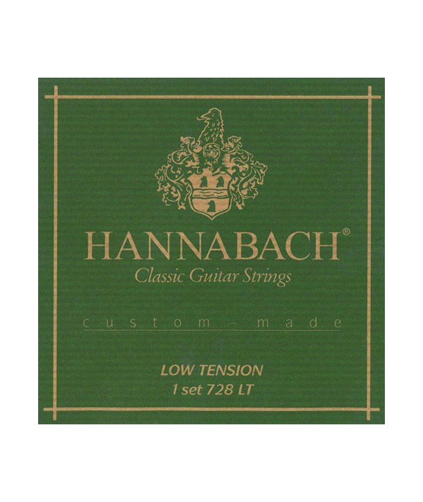 Jeu de cordes classique Série 728 Tension Low Plaqué argent 728LT