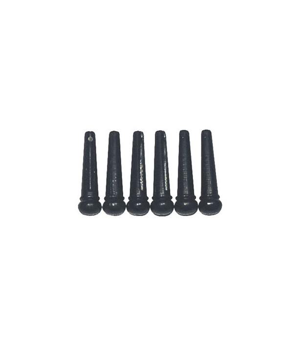 EZ1410B - Lot de 6 chevilles noires