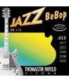 Cordes Thomastik BeBop BB113 pour guitares électriques medium light 13-53 filé rond nickel