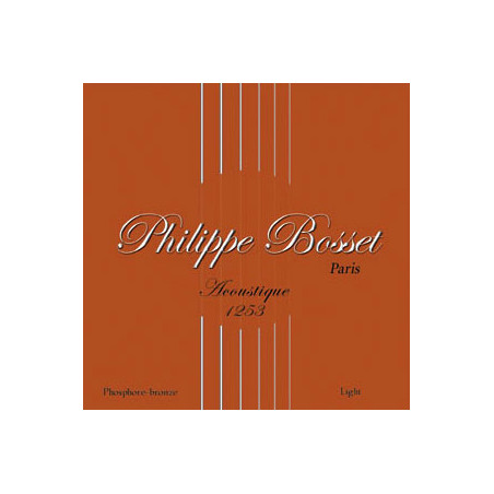 Jeu de cordes Folk Phosphore Bronze Philippe Bosset Light 12-53