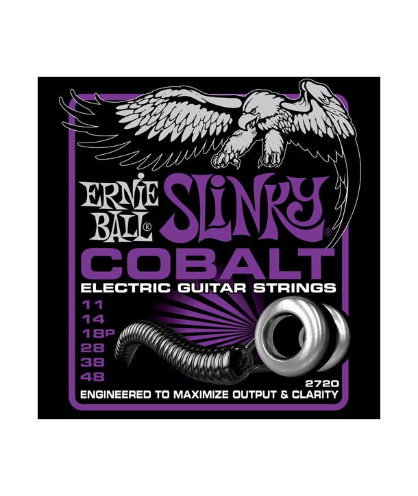 Juego de Cuerdas eléctrica Power Cobalt Slinky 11-48