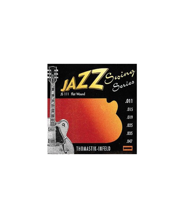 Jeu de cordes électriques Jazz Swing Filé Plat Light 11-47