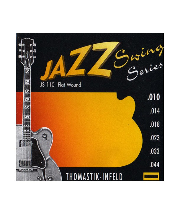 Jeu de cordes électriques Jazz Swing Filé Plat Extra Light 10-44