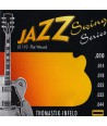 Jeu de cordes électriques Jazz Swing Filé Plat Extra Light 10-44