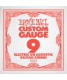 Einzelsaite für E-Gitarre oder Westerngitarre Plain Steel 9