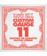 Einzelsaite für E-Gitarre oder Westerngitarre Plain Steel 11
