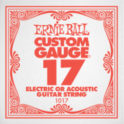 Acoustic or electric single string Slinky Plain Steel 17