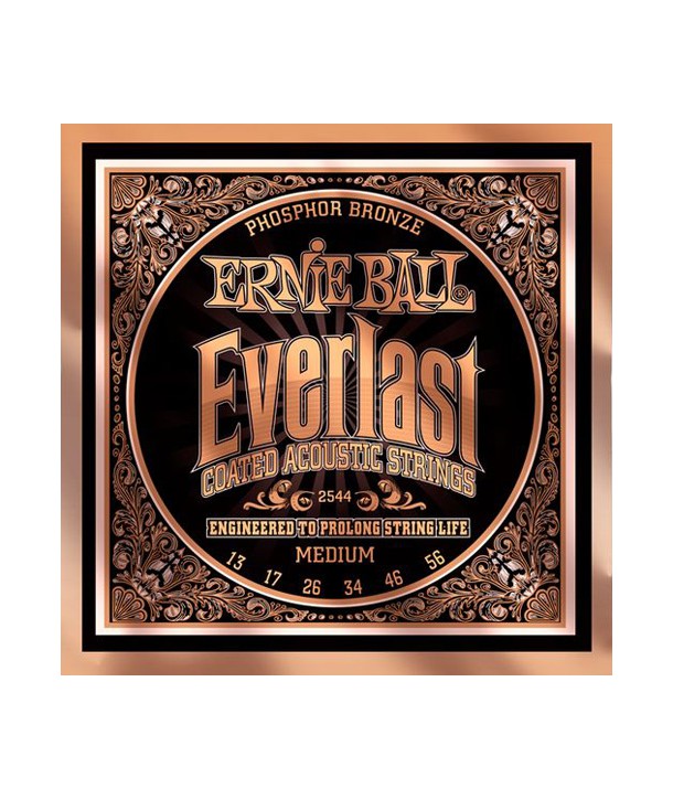 Westerngitarresaiten Everlast Coated Phosphor Bronze Medium 13-56