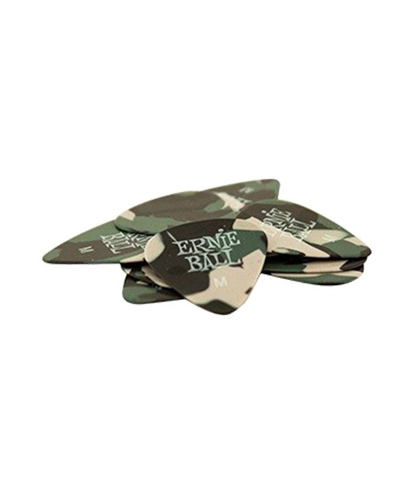 Lot de 6 médiators Camouflage Medium