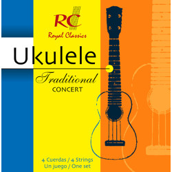 Jeu de 4 cordes Ukulele Traditional Concert