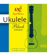 Jeu de 4 cordes Ukulele Black Soprano