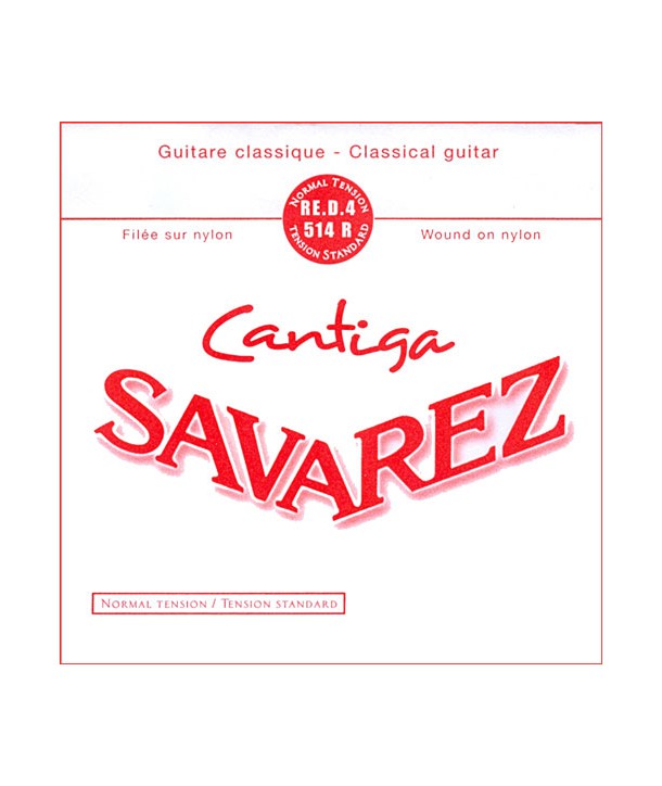 Corde à l'unité de Ré Cantiga filée argenté Tension normale