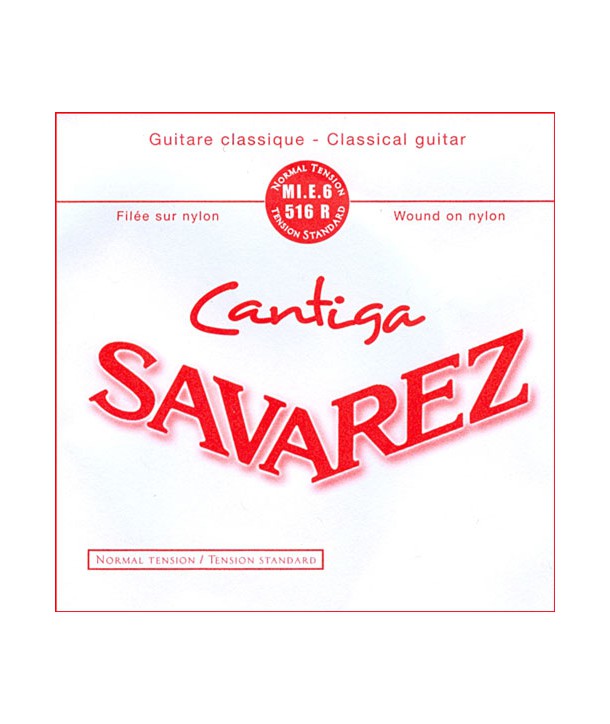 Corde à l'unité de Mi grave Cantiga filée argenté Tension normale