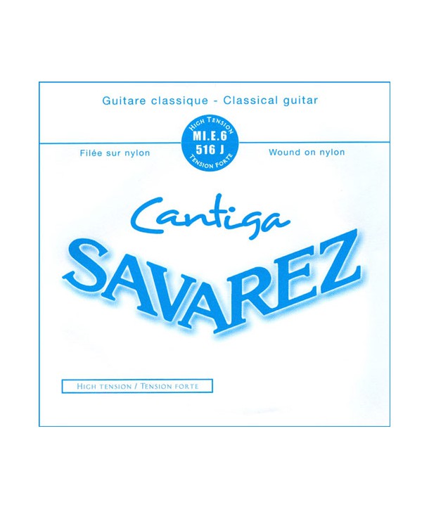 Corde à l'unité de Mi grave Cantiga filée argenté Tension forte